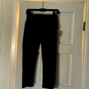 Black capri tummy control leggings